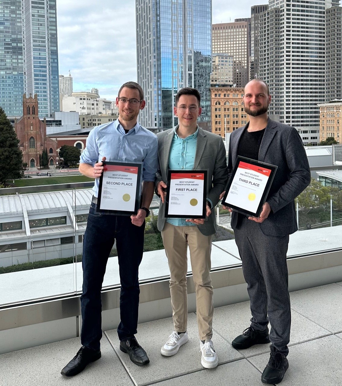 v.l.n.r. M. Lenski, G. Palma Vega, P. Gierschke